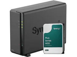SYNOLOGY DiskStation DS124 - Mit Festplatte (HDD, 4 TB, Schwarz)