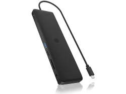 ICY BOX USB-C Triple DockingStation IB-DK2116-C 4K, 2xHDMI & 1xDP, 4x USB, GB
