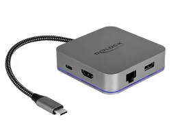 Delock Dockingstation USB 3.1 Typ-C – HDMI/USB-A/USB-C/LAN/PD 3.0