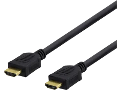DELTACO HDMI cable Highspeed Premium HDMI-1015D w/Ethernet, 4K UHD,1.5m, Bl.