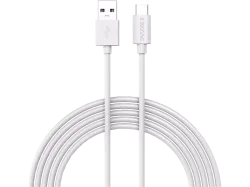 LMP USB-A auf USB-C - Lade- und Datenkabel (Weiss)