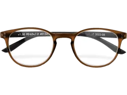 HAMA 96235 +2.5 dpt - Lesebrille (Braun/Schwarz Matt)
