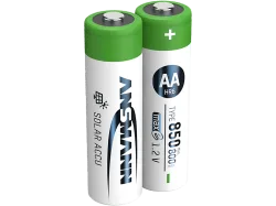 ANSMANN Mignon AA Ni-MH 800 mAh 2 Stück - Solarakku
