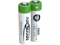 ANSMANN Mignon AA Ni-MH 2900 mAh 2 Stück - Akku
