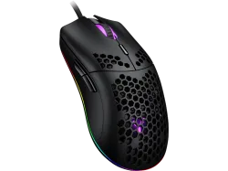 ISY IGM 4000 - Gaming-Maus, kabelgebunden, Optisch mit Laserdioden, 7200 dpi, Schwarz