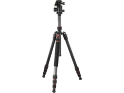 HAMA Ramble II Duo Carbon Dreibeinstativ, Carbon, Höhe offen bis 160 cm
