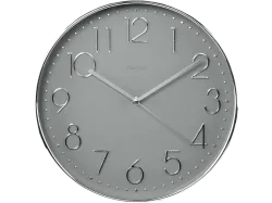HAMA 185874 Wanduhr Korsika , Silber / Grau