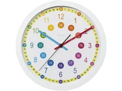 HAMA 222203 Sal Kinder-Wanduhr, Mehrfarbig