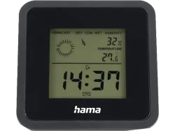 Hama Borneo Thermo-/Hygrometer Schwarz 00185890