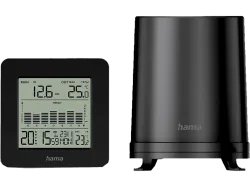 HAMA 222220 Wetterstation Mykonos, Schwarz