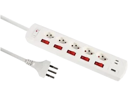 SCHOENENBERGER PRINCIPIO+ Steckdosenleiste, 2 m