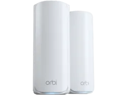 NETGEAR Orbi 770 Quad-Band Mesh WiFi 7 System 2er Set, weiss Mesh-Satellit – WLAN Repeater/Wifi Extender