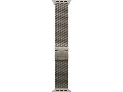 Apple 49mm Natural Titanium Milanese Loop - Medium Zubehör Smartwatches – Apple Watch Zubehör