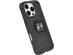 ISY ISC 6107 Rugged Case, Backcover, Apple, iPhone 16 Pro, Schwarz