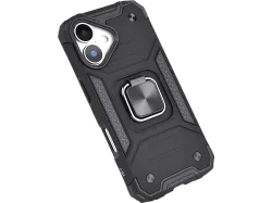 ISY ISC 6106 Rugged Case, Backcover, Apple, iPhone 16, Schwarz