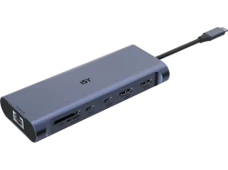 ISY IAD-1030 USB-C Multiport Adapter, Silber