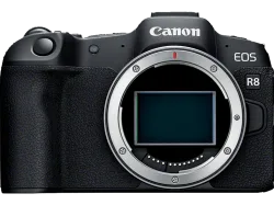 CANON EOS R8 Body Battery Kit Systemkamera, 7.5 cm Display Touchscreen, WLAN