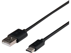 ISY IZB 541, Lade- und Datenkabel, 1 m, Schwarz