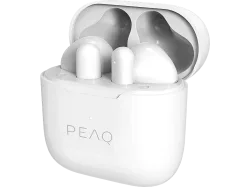 PEAQ PTW 3000-WT, In-ear True Wireless Kopfhörer Bluetooth Weiss