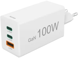 HAMA 125140 USB-Ladeadapter Universal 100 W, Weiss