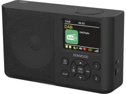 Kenwood CR-M33DAB Tischradio DAB+, FM DAB+, UKW wiederaufladbar Schwarz