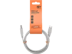 ISY IUB 1015, USB-A auf USB-B Kabel, 1.5 m