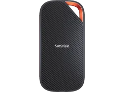 SANDISK Extreme PRO USB4 Festplatte, 2 TB SSD, extern, Schwarz/Orange