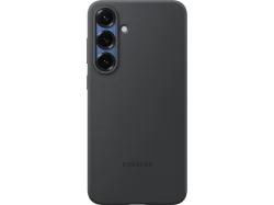 SAMSUNG Silicone Case, Backcover, Samsung, Galaxy S25+, Schwarz