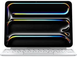 Apple - Kabellose Tastatur, Magic Keyboard for iPad Pro 11‑inch (M4), Weiss