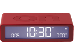 LEXON Funkwecker Flip Classic LR157R9 rot, USB-C