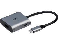 ISY IAD 1015-1 USB-C Adapter, Silber Aluminium