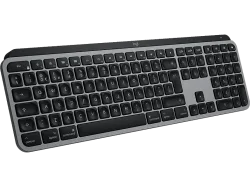 LOGITECH MX Keys S für Mac, Tastatur, Kabellos, Space Gray