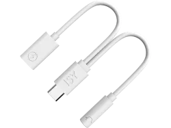 ISY IKA 1001 USB-C auf Audio & Adapter Weiss