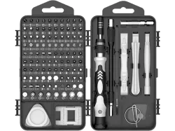ISY ISD 1000, 117-teiliges Schraubenzieher-Set, Schwarz