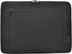 ISY INB-3256 Notebook Hülle Sleeves für Universal Rezykliertes Polyethylenterephthalat, Mischgewebe aus Baumwolle und Polyester, Schwarz