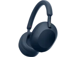 Sony WH-1000XM5 Over Ear Headset Bluetooth® Stereo Blau High-Resolution Audio, Mikrofon-Rauschunterdrückung, Noise
