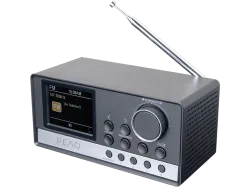 PEAQ PCR 440 DAB+ Radiowecker, DAB+/FM, DAB+, FM, Bluetooth, Schwarz/Grau