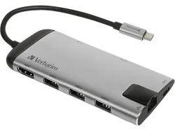 Verbatim USB-C® Dockingstation 49142 Passend für Marke Dockingstations: Universal