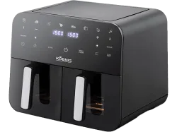 Koenig Quick & Pure 5 2x 4.5L Heissluftfritteuse – Airfryer - Friteuse – schwarz