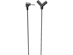 ISY IAU-1010 3.5 mm Audio Splitter, Schwarz
