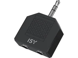ISY IAU-1017, Audio Splitter, Schwarz