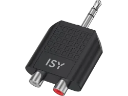 ISY IAU-1034, Klinkenadapter 3.5 mm / RCA, Schwarz
