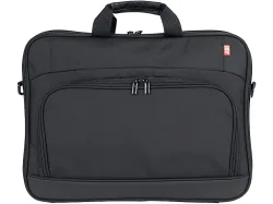ISY INB-2002-2 Notebook Sleeve / Tasche Umhängetasche für Universal recyceltes PET, Schwarz