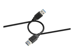 ISY IUC 1011 USB-A auf 3.0 Kabel, Schwarz