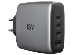 ISY IAC-5140-GY GaN Ladegerät Universal 140 W, grau