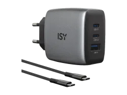 ISY IAC-5650-GY GaN Ladegerät Universal, Grau