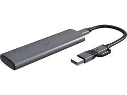ISY ISE-1000-GY USB-C Gehäuse, Grau
