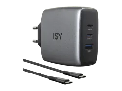 ISY IAC-5100-GY GaN Ladegerät Universal, grau