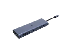 ISY IAD-1036 13 IN 1 Multiadapter Silver
