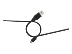 ISY IUC 1015 USB-A auf Micro USB 2.0 Kabel, Schwarz